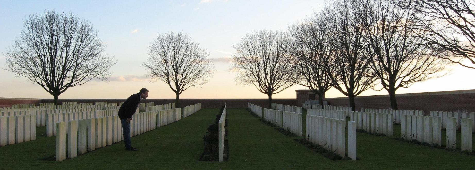 Australian War Graves at British War Cemetery, Morlancourt, France